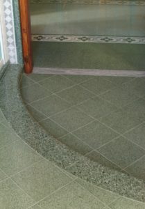 pedata curva col. verde pieve 616