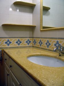 top bagno col. 608 giallo