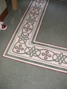 Corridoio monocolore verde pieve 16 e art.1019