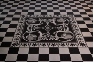 Mansarda monocolore bianco neve 01 e nero 04 e art.3010/1016